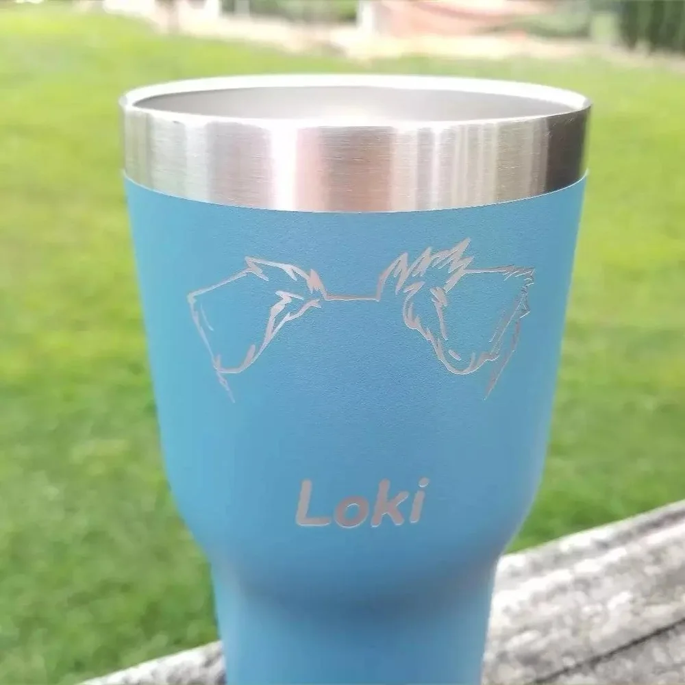 Personalized 20oz RTIC Tumbler - Laser Etched Designs - Insulated
